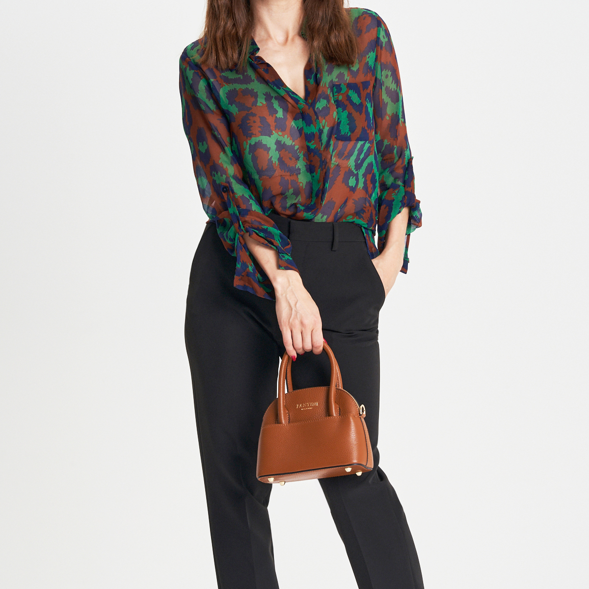 Bruin Handtas | Fantini Pelletteria